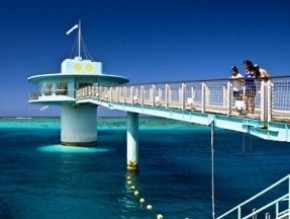 海中展望塔見学とココナッツ体験